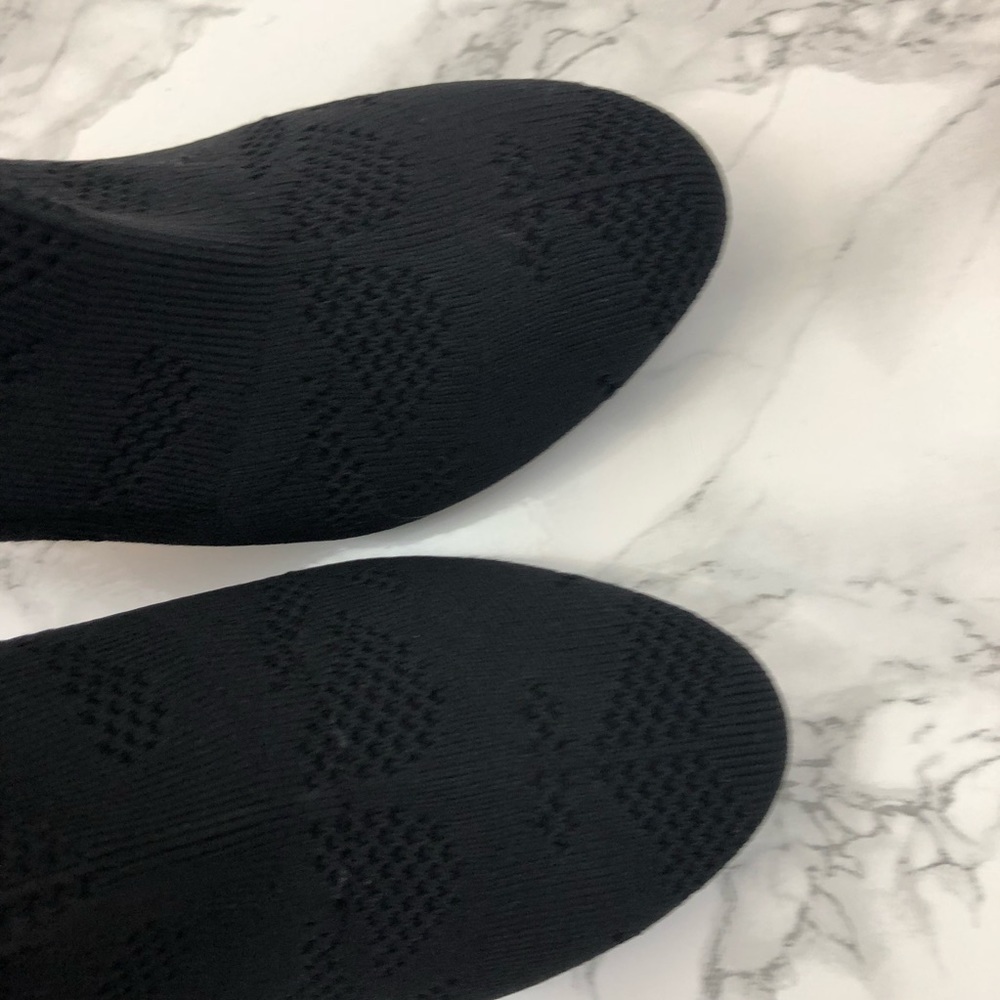 SOLD NEW ASOS Elyssa Black Knitted Sock Boots - Picture 6 of 8
